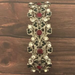 🌸 (2/$20) Intricate Rhinestone Vine Statement Bracelet